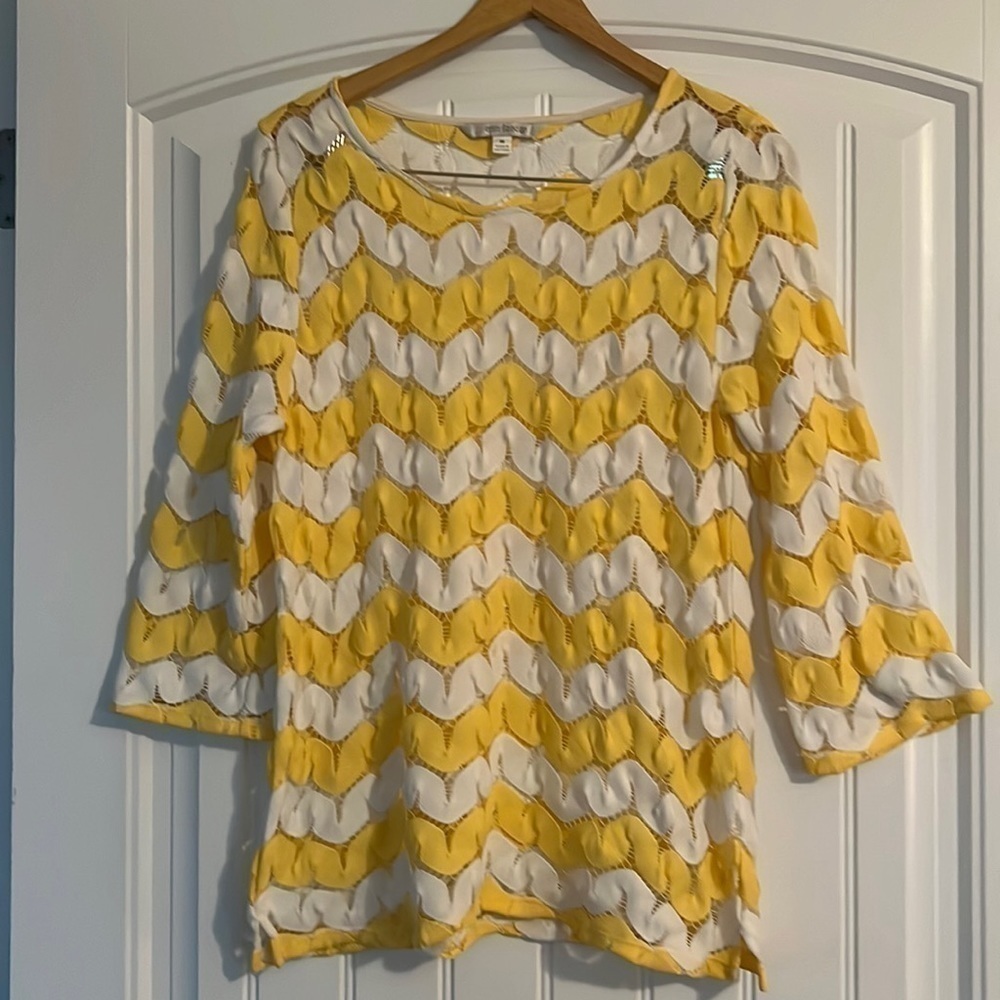 Erin London Crochet Top M